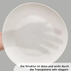 Karaca Tafelservice Für 6 Personen-Streamline Rubicon 24-teiliges Tafelset für 6 Personen, Weiß Multıfarben