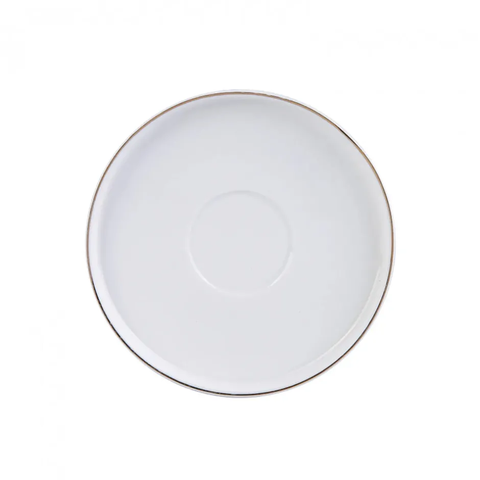Karaca Mokka & Espressotassen Set-Streamline Saturn Kaffeetassen-Set für 6 Personen Gold