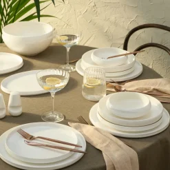 Karaca Tafelservice Für 4 Personen-Streamline Sunset Geschirrset für 4 Personen, 21-teilig Weıß01