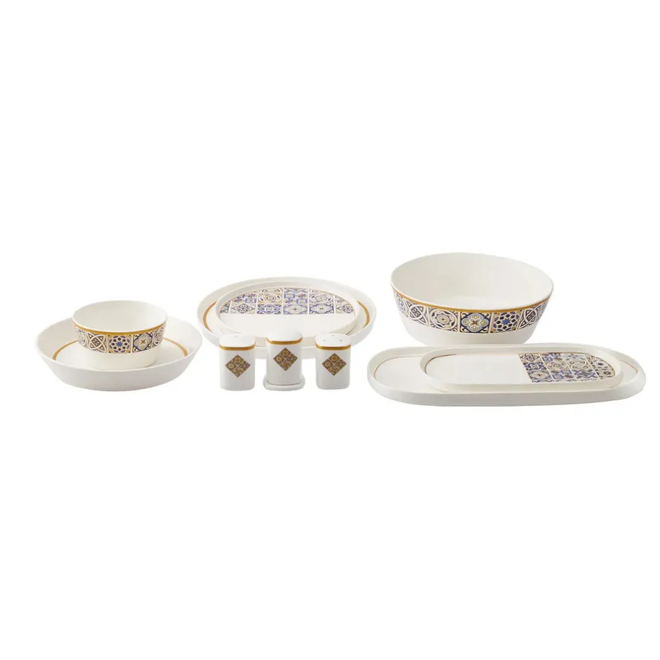 Karaca Tafelservice Für 12 Personen-Streamline Ventura New Generation Bone 59 Teilig Geschirrset für 12 Personen Multıfarben