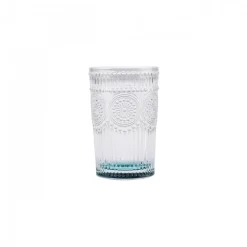 Karaca Wasserglas-Sunflower Getränke Glas, Grün Grün01