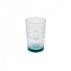 Karaca Wasserglas-Sunflower Getränke Glas, Grün Grün01