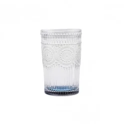 Karaca Wasserglas-Sunflower Getränke Glas, Blau Blau01