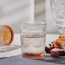 Karaca Wasserglas-Sunflower Wasserglas, Orange Orange01