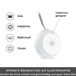 Karaca Swiss Crystal Produkte|Milchkännchen-Swiss Crystal Almond Cream Stielkasserolle mit Edelstahlgriff 18 cm Creme01