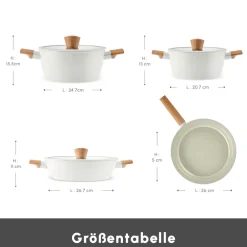 Karaca Swiss Crystal Produkte|Keramiktöpfe-Set-Swiss Crystal Almond Cream Induktionsfähiges 7-teiliges Töpfe-Set Creme01