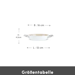 Karaca Swiss Crystal Produkte|Keramiktopf-Swiss Crystal Almond Cream Handle Flache Kasserolle 16 cm Creme01