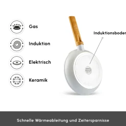 Karaca Swiss Crystal Produkte|Keramiktöpfe-Set-Swiss Crystal Almond 12-teiliges Kochgeschirr-Set Cream