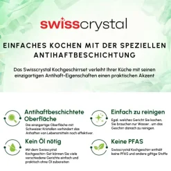 Karaca Swiss Crystal Produkte|Keramiktöpfe-Set-Swiss Crystal Ceramica Valenti 7-Teiliges Kochgeschirr-Set Beyaz