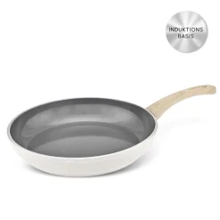 Karaca Keramikpfanne|Swiss Crystal Produkte-Swiss Crystal Induktions Pan Cremig, 30 Cm