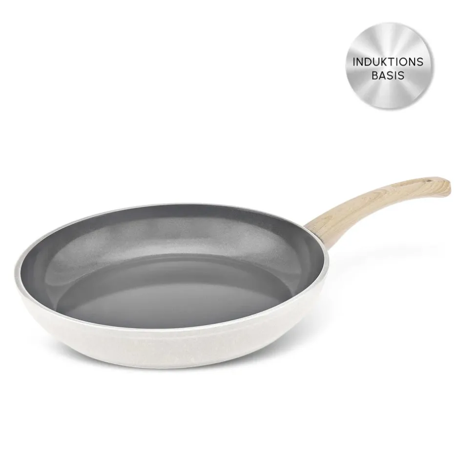 Karaca Keramikpfanne|Swiss Crystal Produkte-Swiss Crystal Induktions Pan Cremig, 30 Cm