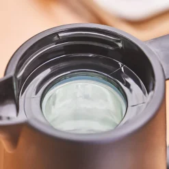 Karaca Thermoskannen-Thermoglas Lina Auslaufsichere Thermoskanne 1 Lt Schwarz Siyah