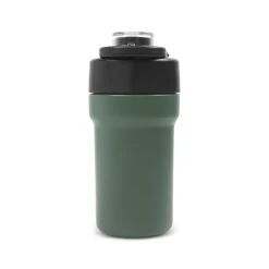 Karaca Thermoskannen-Thermosteel Camping 2-in-1 Edelstahl-Thermosflasche 450 ml Khaki