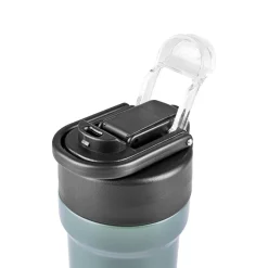 Karaca Thermoskannen-Thermosteel Camping 2-in-1 Edelstahl-Thermosflasche 450 ml Khaki
