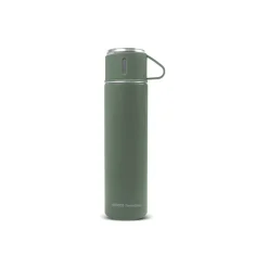 Karaca Thermoskannen-Thermosteel Earth Auslaufsicherer Edelstahl-Thermos 680 ml Khaki