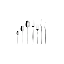 Karaca Bestecksets Für 12 Personen-Thor Tafelbesteck- Set Gabel, Löffel und Messer für 12 Personen, 84- teilig, Elegance mit Box Platın