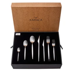 Karaca Bestecksets Für 12 Personen-Thor 84-teiliges Besteckset für 12 Personen Weıß01