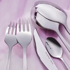Karaca Bestecksets Für 6 Personen-Tivoli 30-teiliges Besteck-Set für 6 Personen Sılber