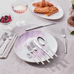 Karaca Bestecksets Für 12 Personen-Tivoli 60-teiliges Besteck-Set für 12 Personen Rosa01