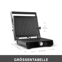 Karaca Toaster-Toastmaster Toaster und Grillmaschine, 2000W Inox