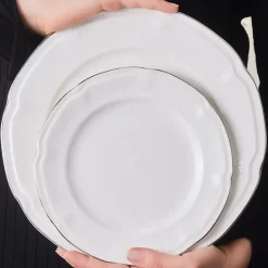 Karaca Tafelservice Für 12 Personen-Tobias Platinum 12 Personen Geschirrset, 56 Teilig Platın