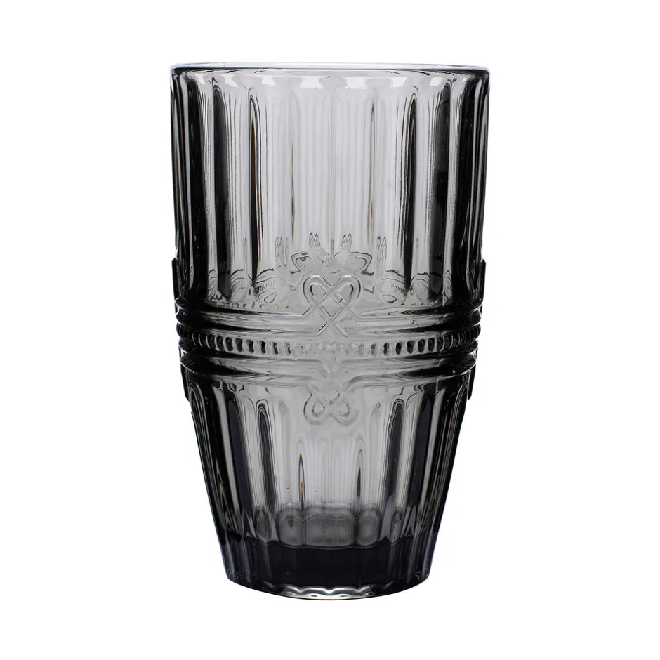 Karaca Gläser-Sets-Twist Longdrinkglas Grau Grau02