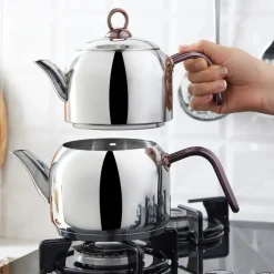 Karaca Teekannen-Urban Induktion Basis Midi Teekanne Set, Rosegold