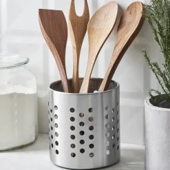 Karaca Backhelfer-Utensilienhalter aus Edelstahl Sılber03