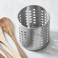 Karaca Backhelfer-Utensilienhalter aus Edelstahl Sılber03