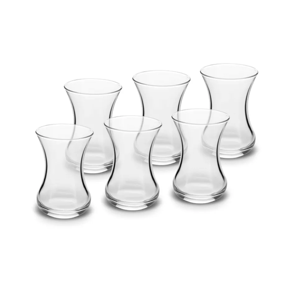 Karaca Teegläser Sets-Vefa Teegläser 6-teiliges Set Klar