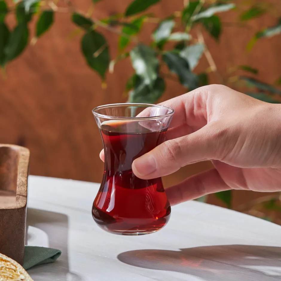 Karaca Teegläser Sets-Vefa Teegläser 6-teiliges Set Klar