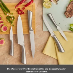 Karaca Messersets-Vigor 7-teiliges Messerset und Schneidebrett Holz03