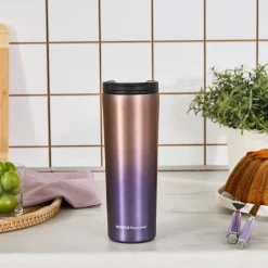 Karaca Thermoskannen-Violet, Edelstahl Thermosflasche, 450ML Multıcolor