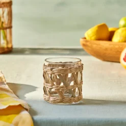 Karaca Wasserglas-Waven Wasserglas, 285 ml, Creme