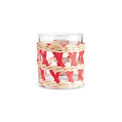 Karaca Wasserglas-Waven Wasserglas, 285 ml, Rot