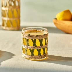 Karaca Wasserglas-Waven Wasserglas, 285 ml, Grün