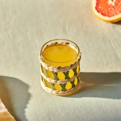 Karaca Wasserglas-Waven Wasserglas, 285 ml, Grün