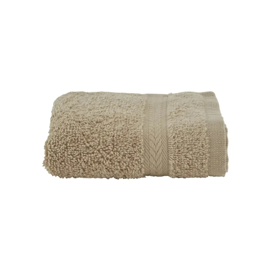 Karaca Handtücher-Wheat Mocha 100% Baumwolle Gästehandtuch 30X50 cm Ecru01