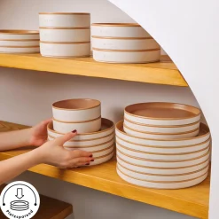 Karaca Tafelservice Für 12 Personen-x Fatih Tutak Earth Collection 57-teiliges Tafelservice für 12 Personen