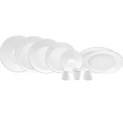 Karaca Tafelservice Für 12 Personen-x Hussein Chalayan Streamline Sun Path 59-Teiliges 12-Personen Geschirrset Platın