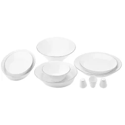 Karaca Tafelservice Für 12 Personen-x Hussein Chalayan Streamline Sun Path 59-Teiliges 12-Personen Geschirrset Platın