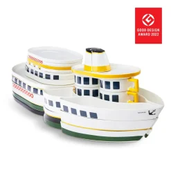 Karaca Frühstücksgeschirr|Frühstücksset Für 6 Personen-X Ist Collection Island Ferry 32-teiliges Frühstücksset und Servierschalen für 6 Personen Multıfarben