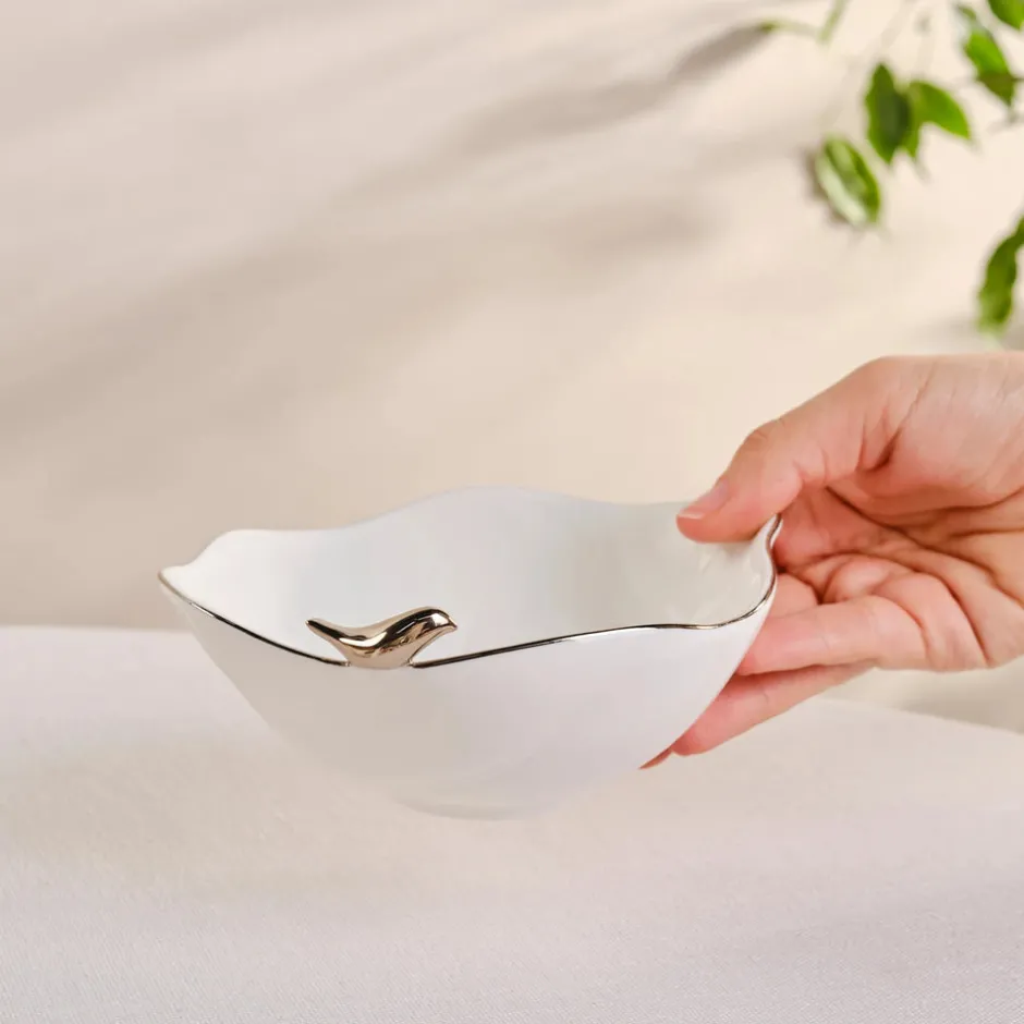 Karaca Schüssel/Bowl-x Müge Anlı Bird Schale Gold