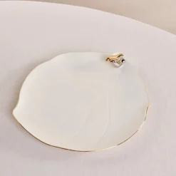 Karaca Dessertteller-x Müge Anlı Vogel Service Teller 27 Cm Gold