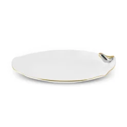 Karaca Einzelprodukte|Dessertteller-X Müge Anlı Vogelförmiger ener Kuchenteller 21 cm Gold