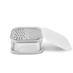 Karaca Backhelfer-x Refika Gadgets Aufbewahrungsdose mit Reibe – 500 ml Grau02