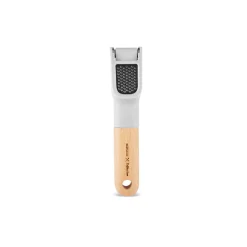 Karaca Backhelfer-x Refika Gadgets Knoblauchpresse mit Holzgriff Grau02
