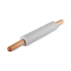 Karaca Backhelfer-x Refika Gadgets Silikon-Teigrolle mit Holzgriff Grau02