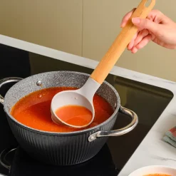 Karaca Backhelfer-x Refika Gadgets Silikon-Kelle mit Holzgriff Grau02