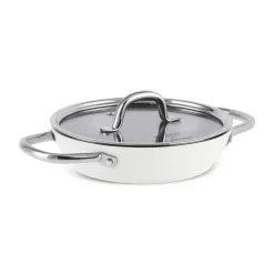 Karaca Keramikpfanne-x Refika Swiss Crystal Creamy Metall-Pfanne 20 cm